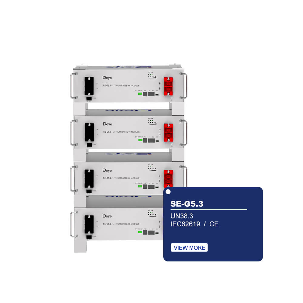 Deye Energy Storage System with Lithium phosphate battery