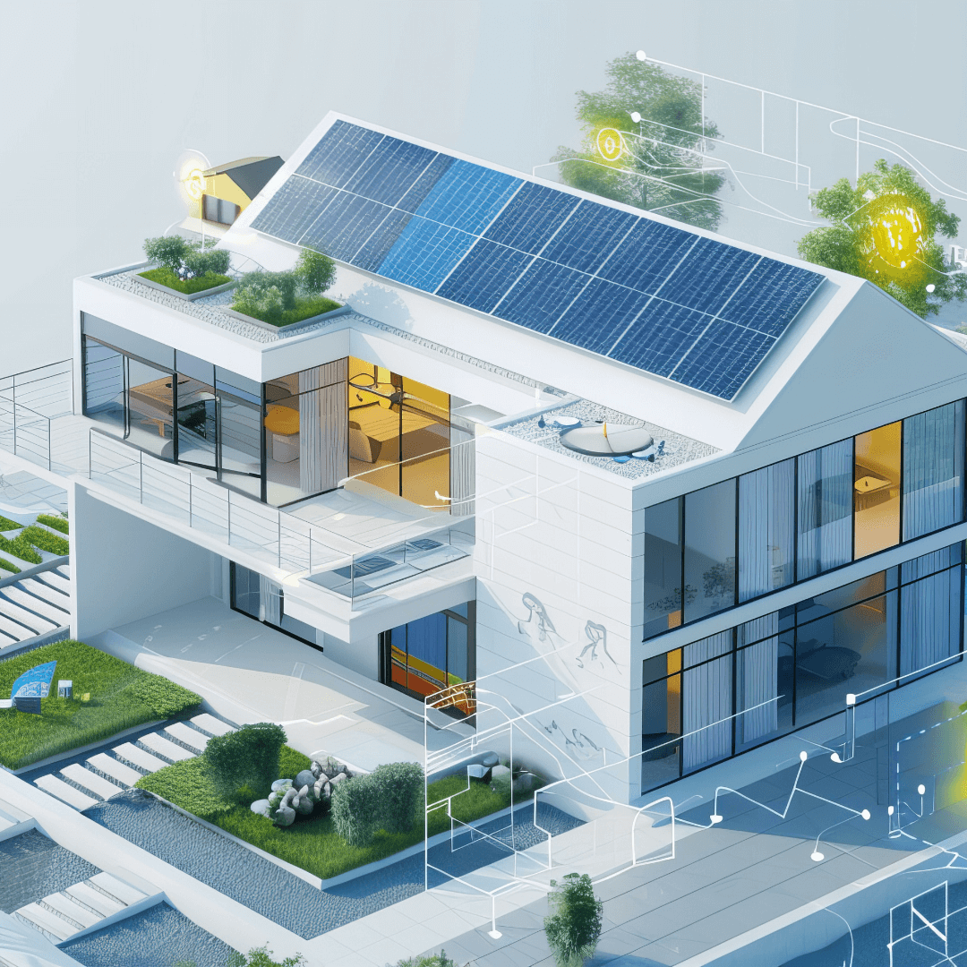 Hybrid solar power system for home