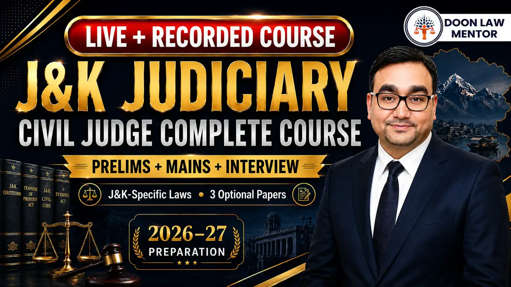 J&K Judiciary Complete Course by Doon Law Mentor