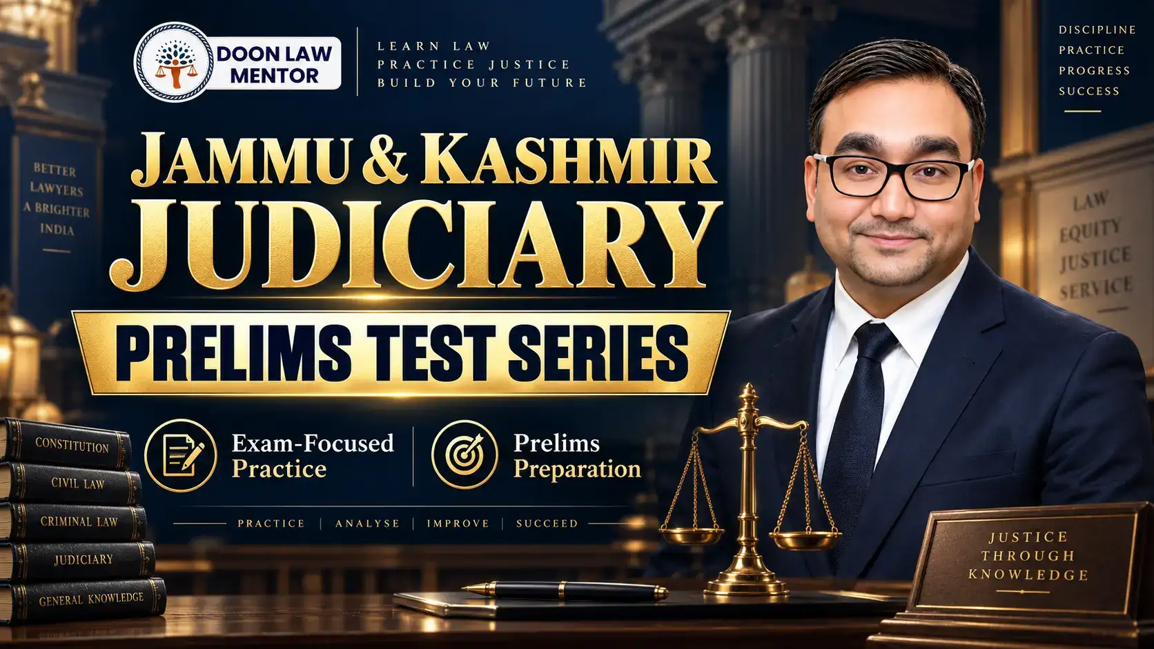 JKPSC Civil Judge Prelims Test Series by Doon Law Mentor