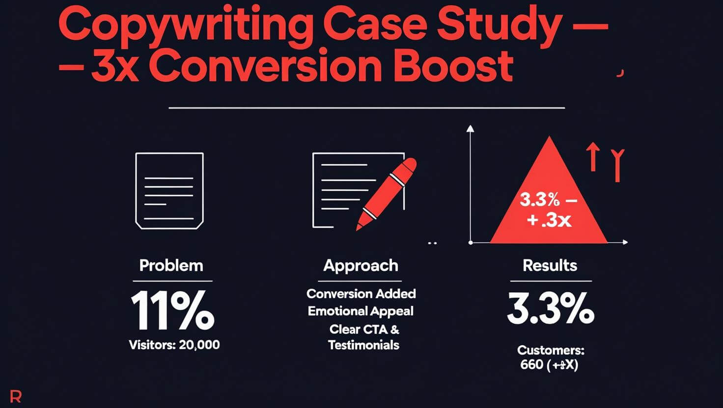 ImageGenerationPromptforCopywritingCaseStudyInfographicDescriptionSleekprofessionalinfographicillustratingaCopywritingcasestudyin3partsProblemApproachResults_i2odk_1472