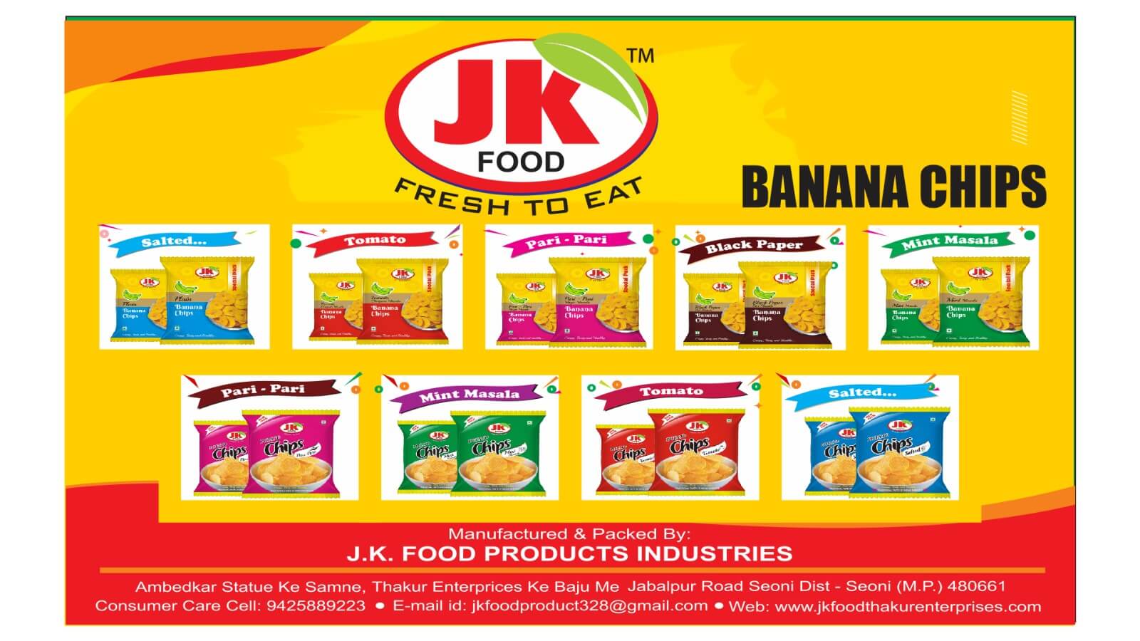 JK Food - Banana Chips