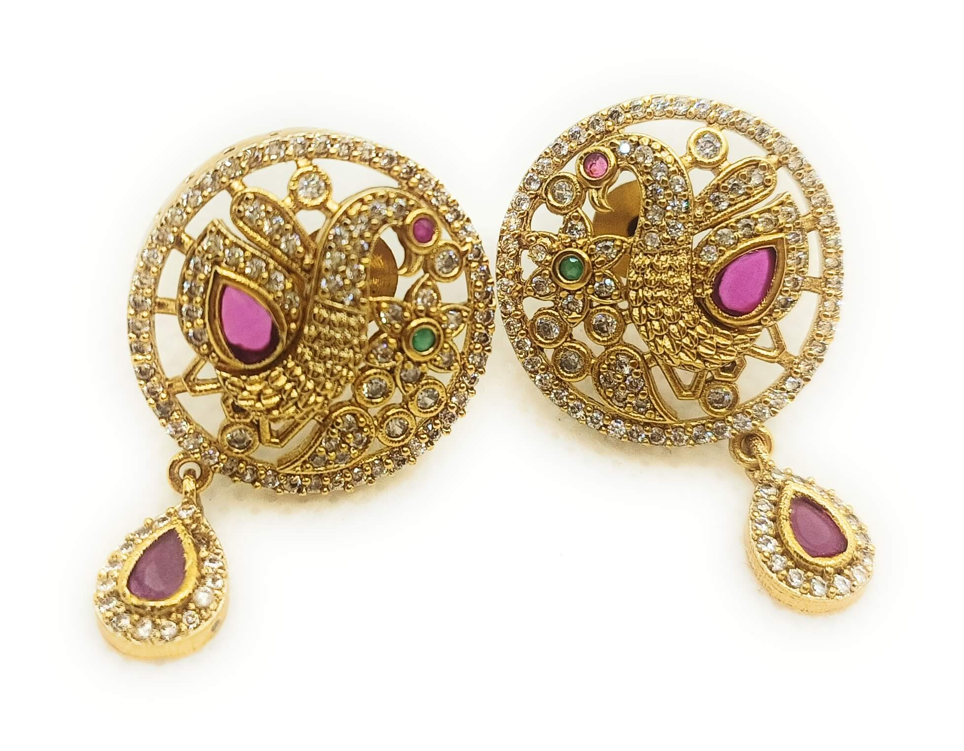 BeautifulpeacockearringsRs600_u2mjq_1954