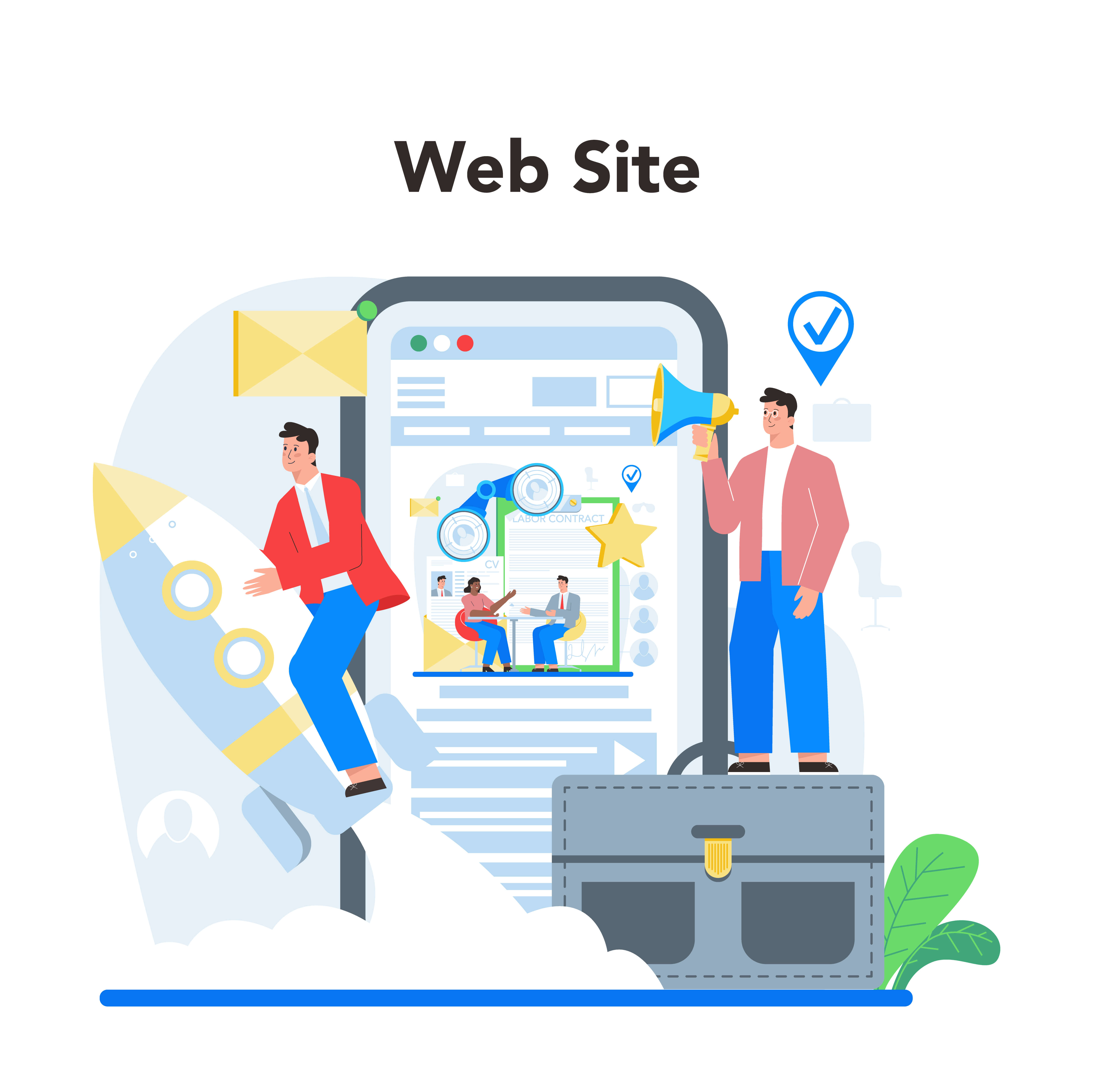 Website Design And Development Landing Page Design