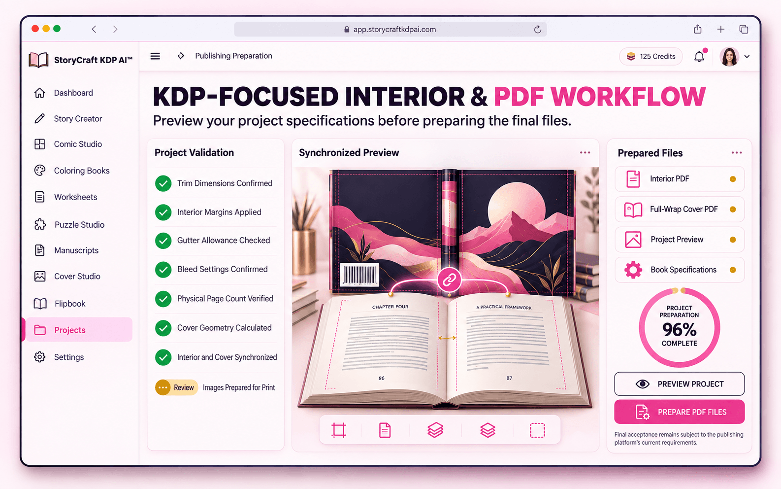 KDP Interior and PDF Workflow