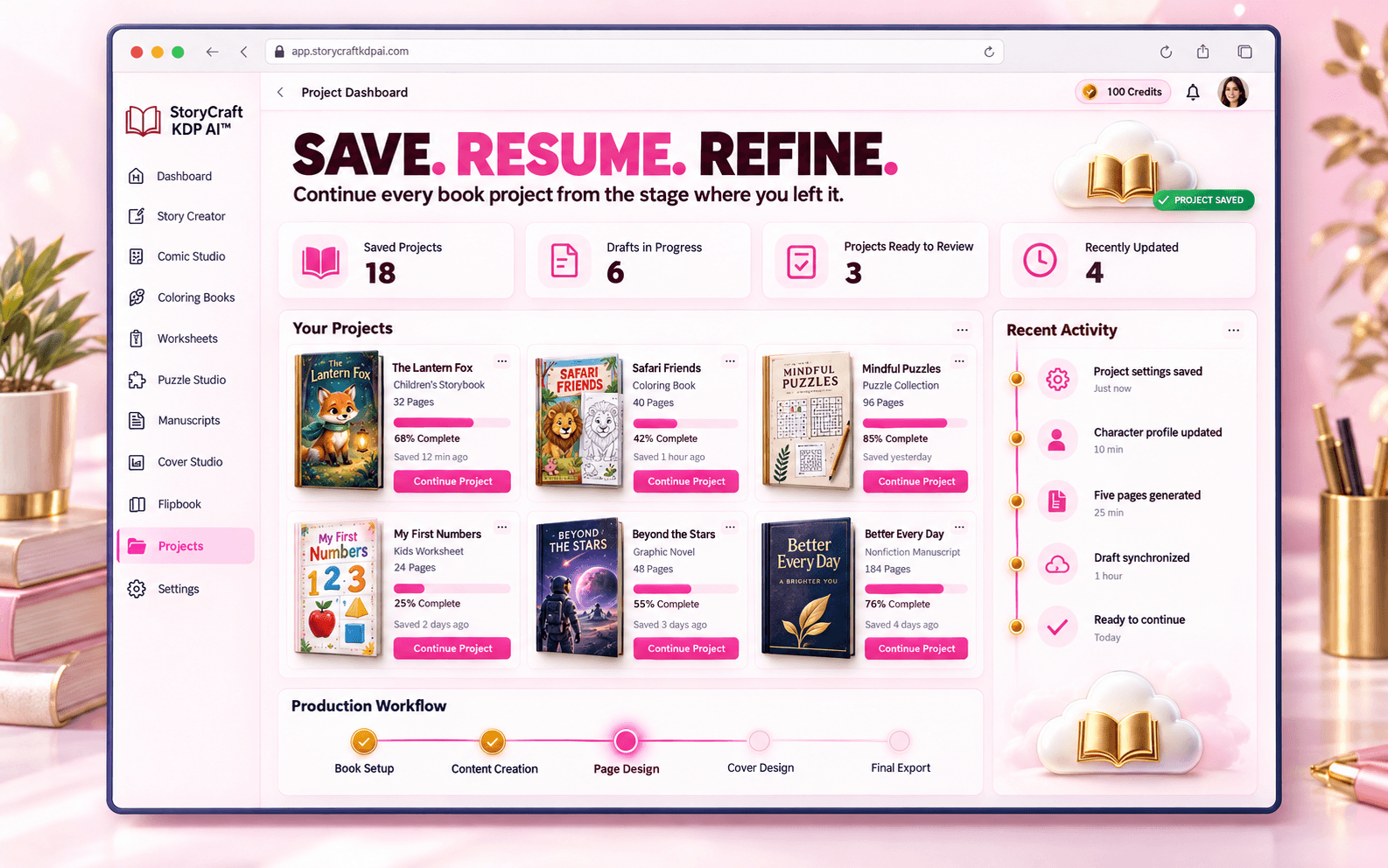 Save Resume and Refine