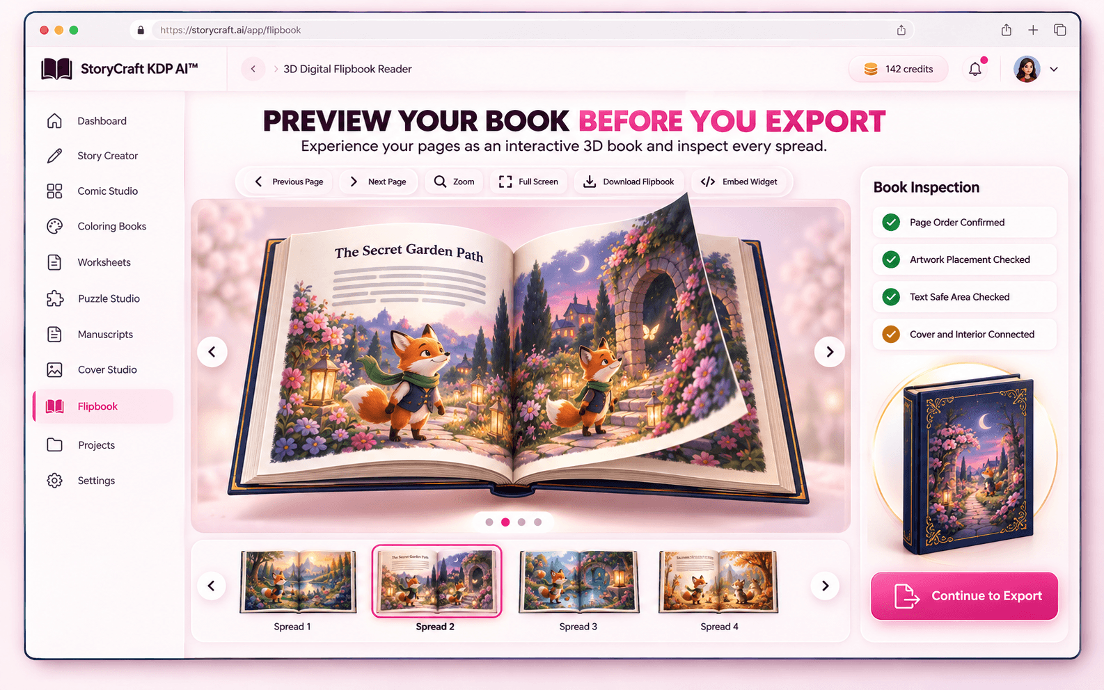 3D Digital Flipbook Reader