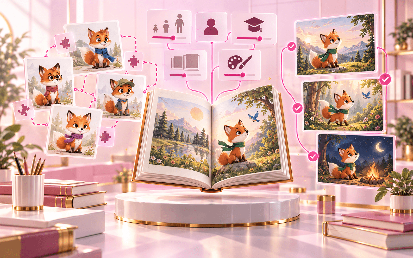 Children's story creation challenge