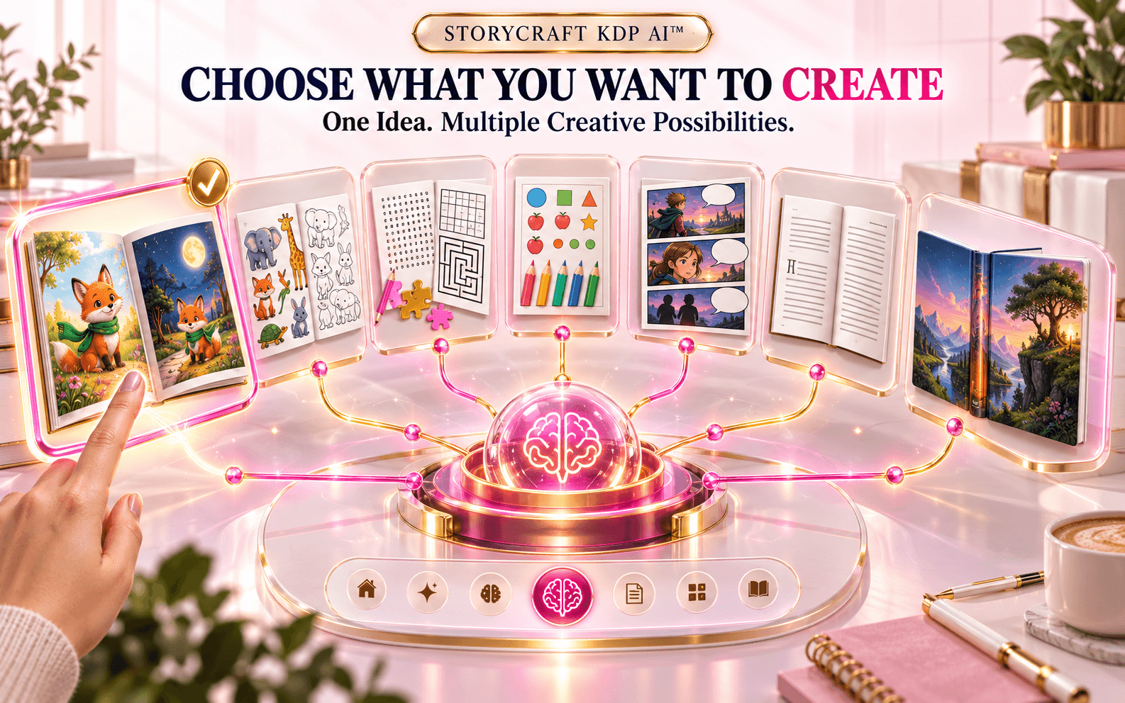 Choose what you want to create