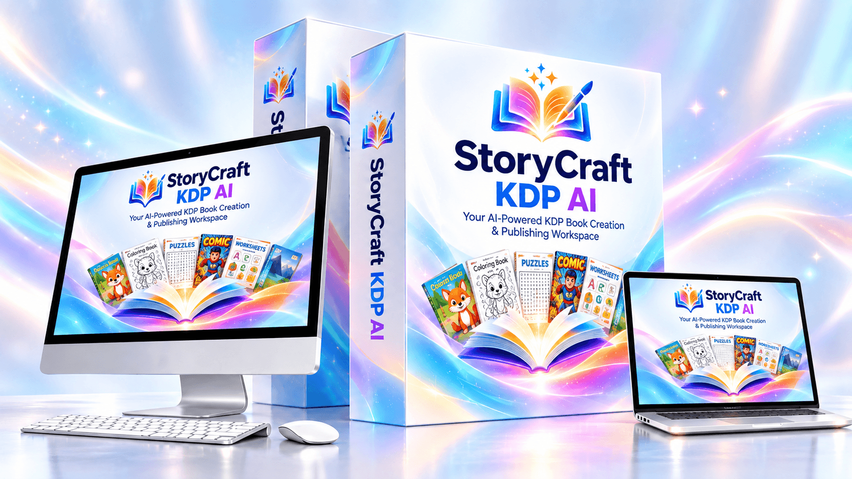 StoryCraft KDP AI — Complete AI Publishing Studio Mockup