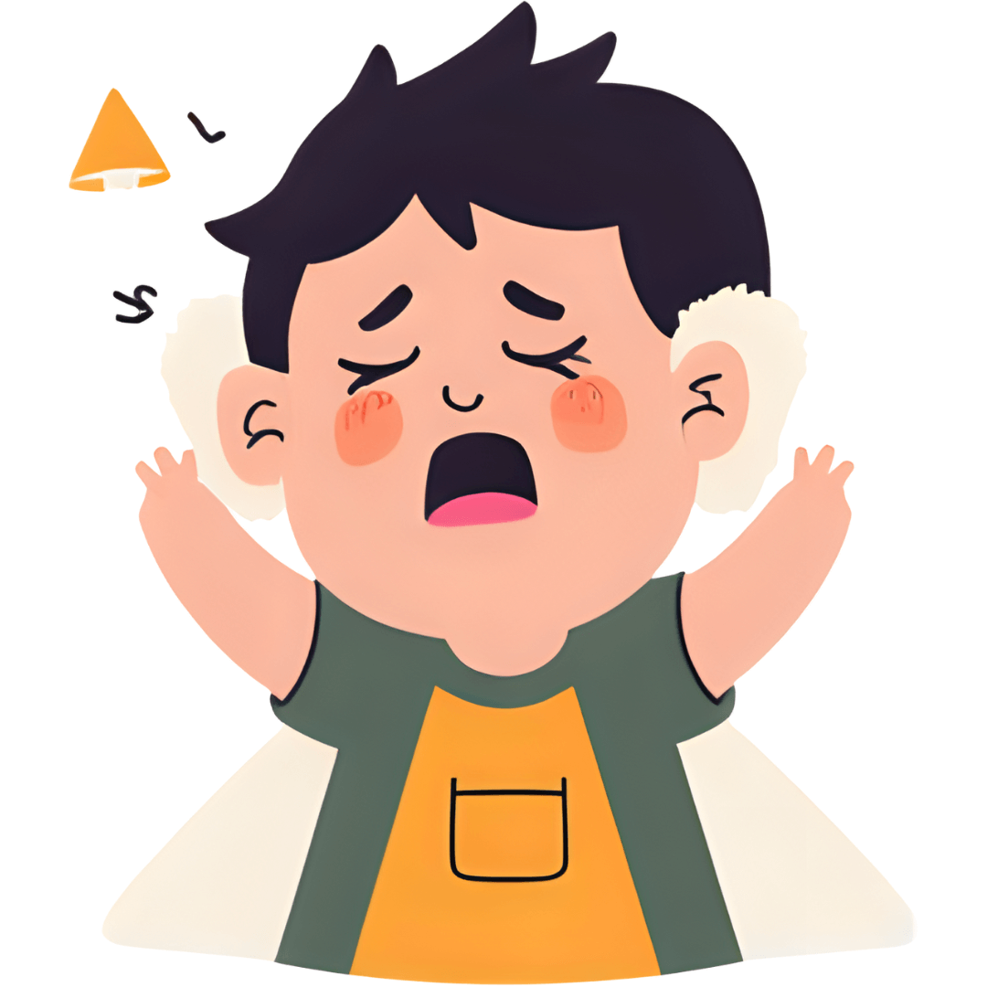 Frustrated child with typical coloring book