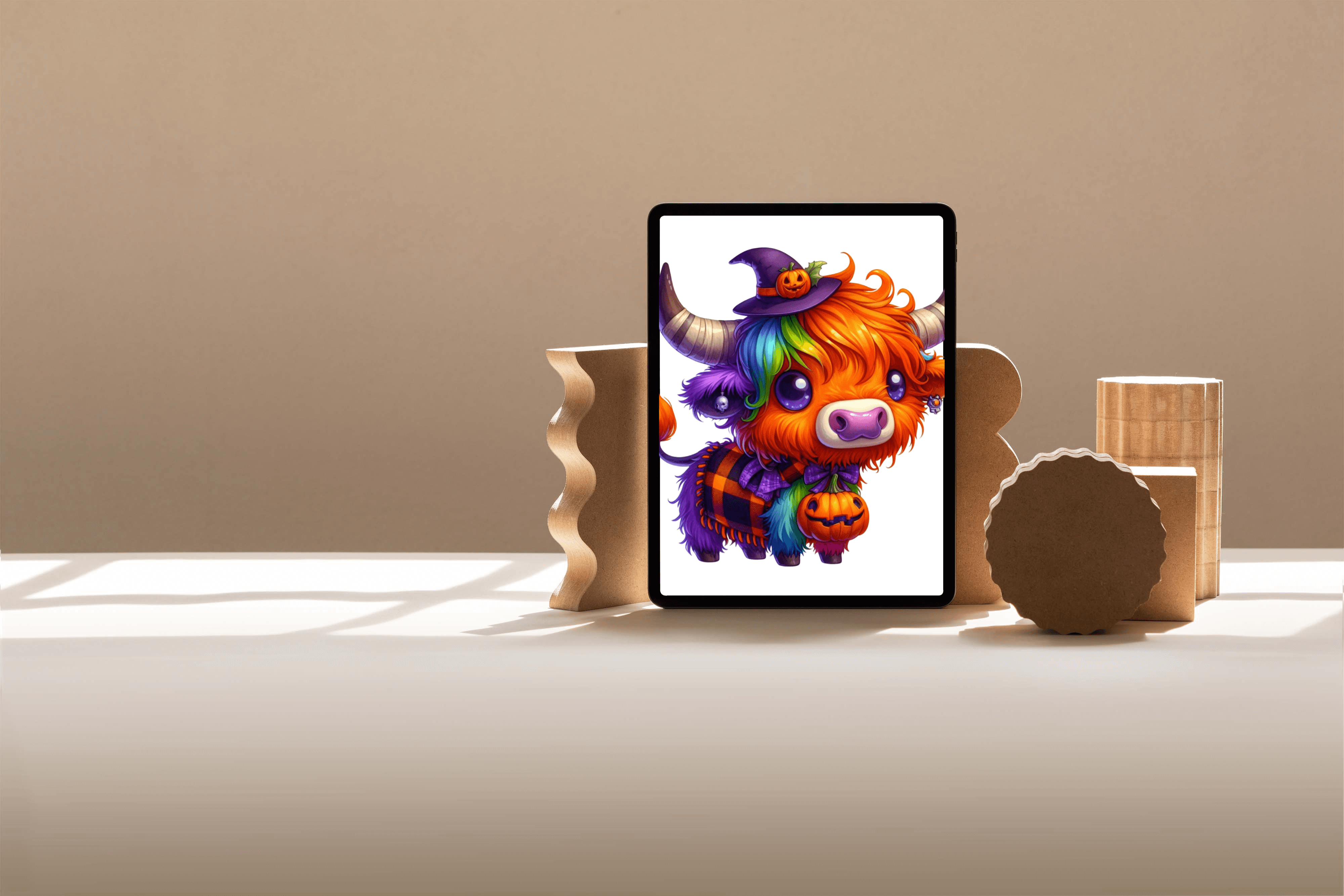 Earthcolorsbohotabletmockupwoodshapes_m0mdc_4000