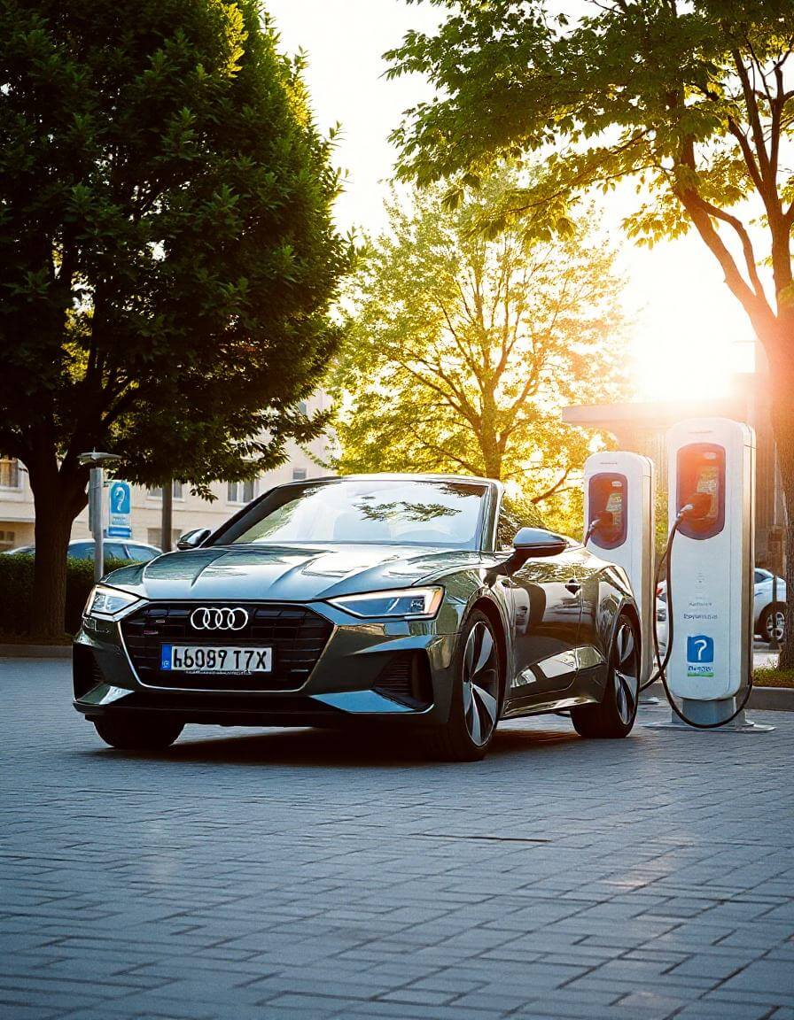 pikasotexttoimage35mmfilmphotographyAudiEvcarparkedatamode_a5nzu_896