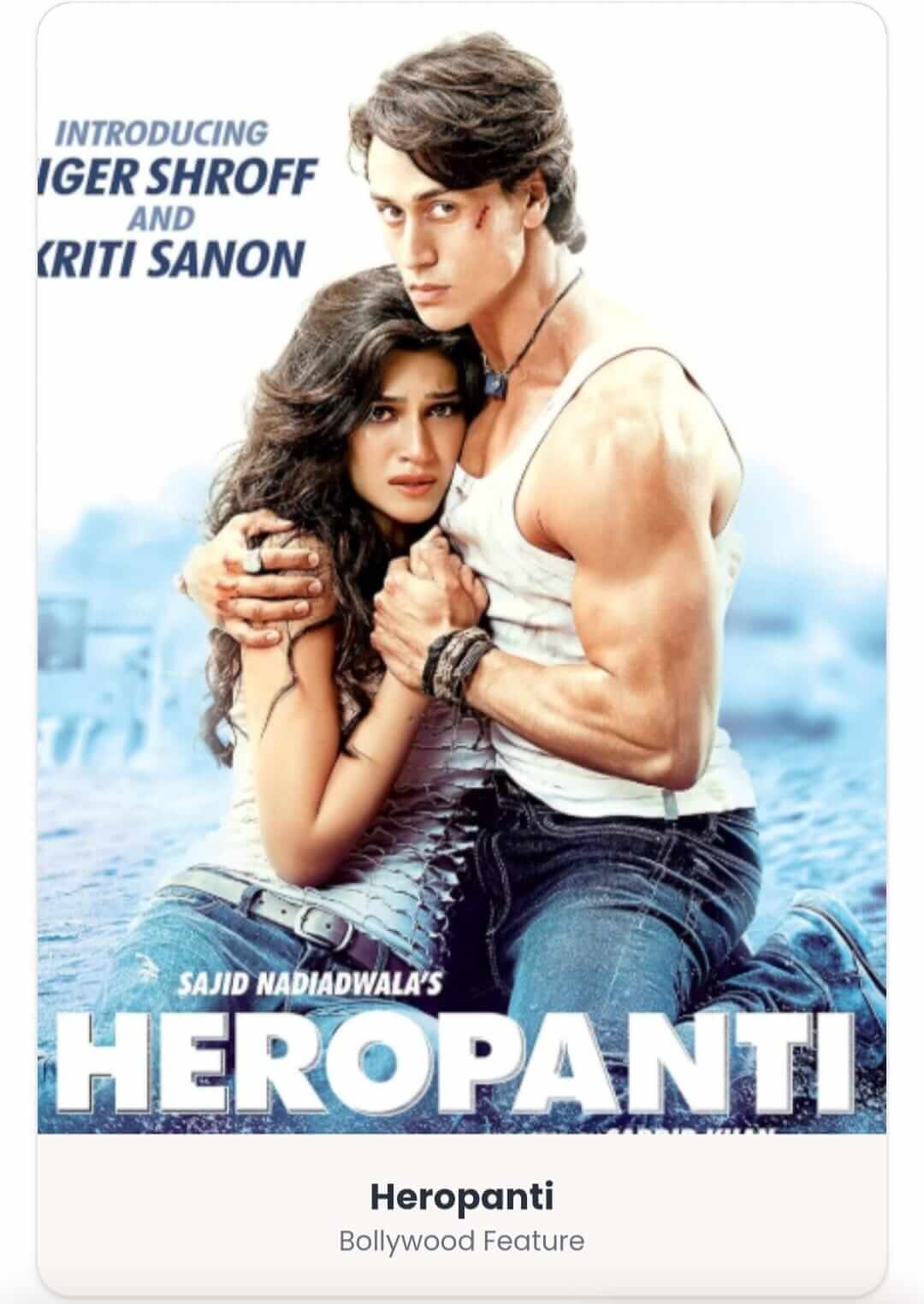 Karuna Verma in Bollywood film Heropanti