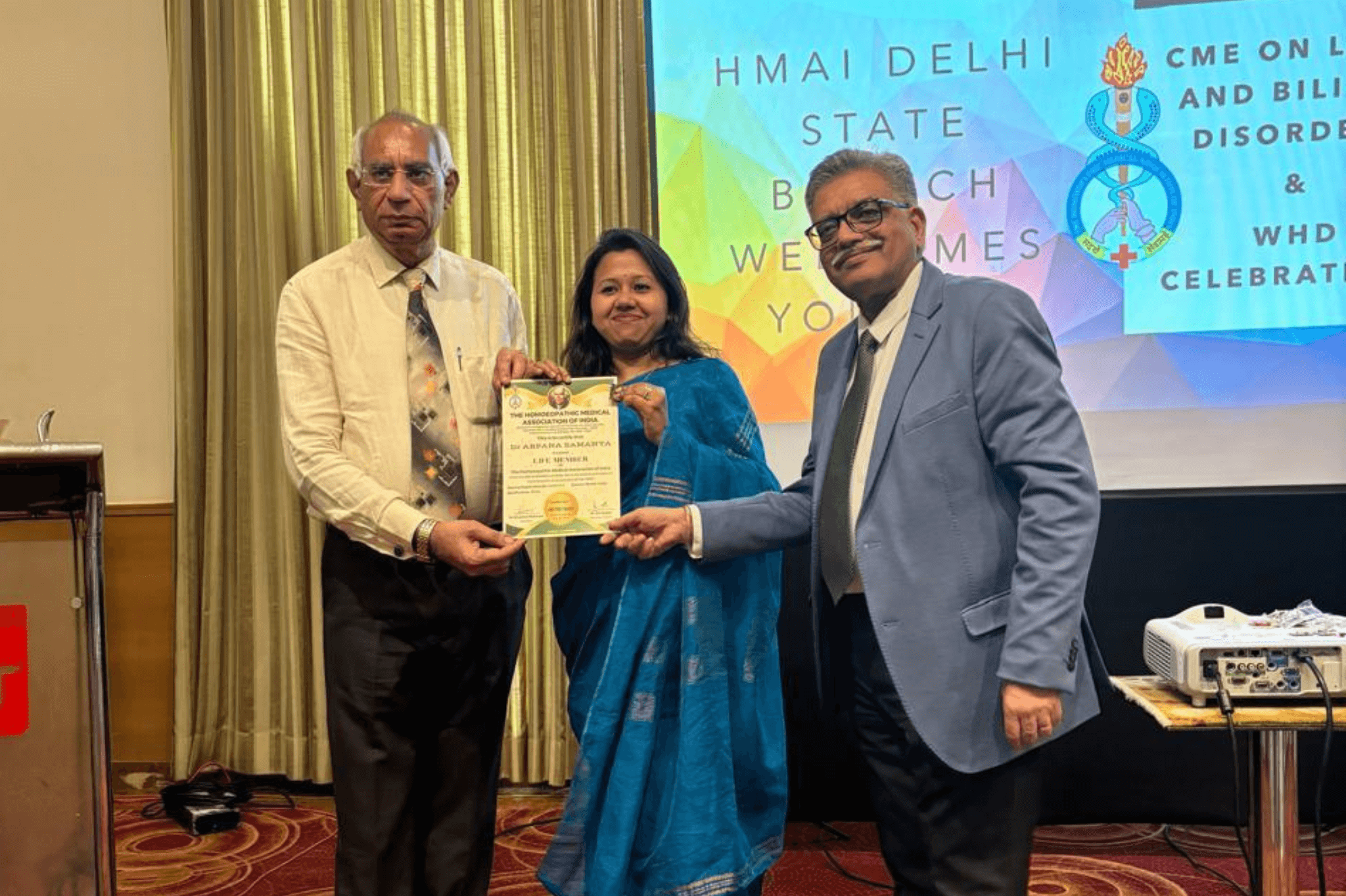 Felicitation from Dr. Anil Khurana