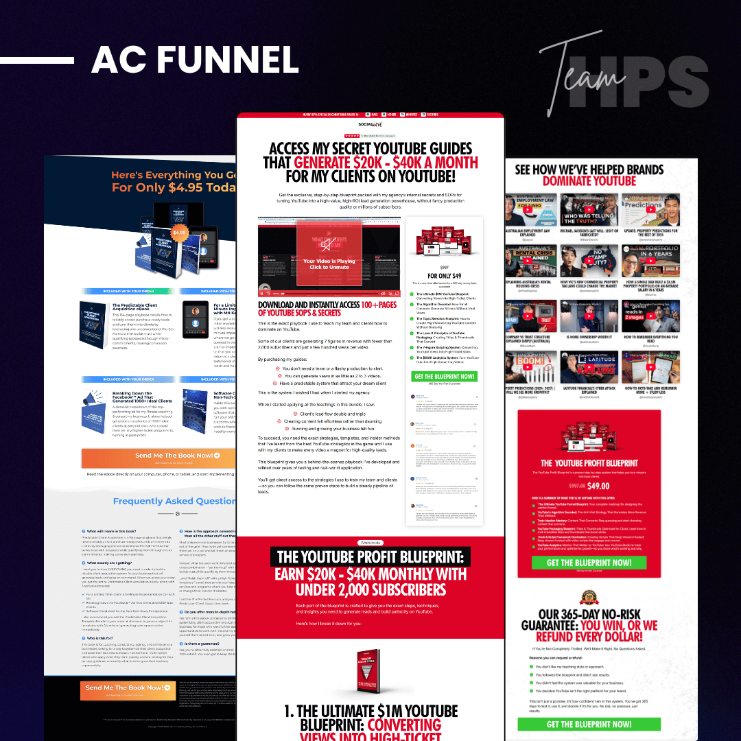 Evergreen funnel systems designed to generate sales & leads on autopilot for coaches & consultants.