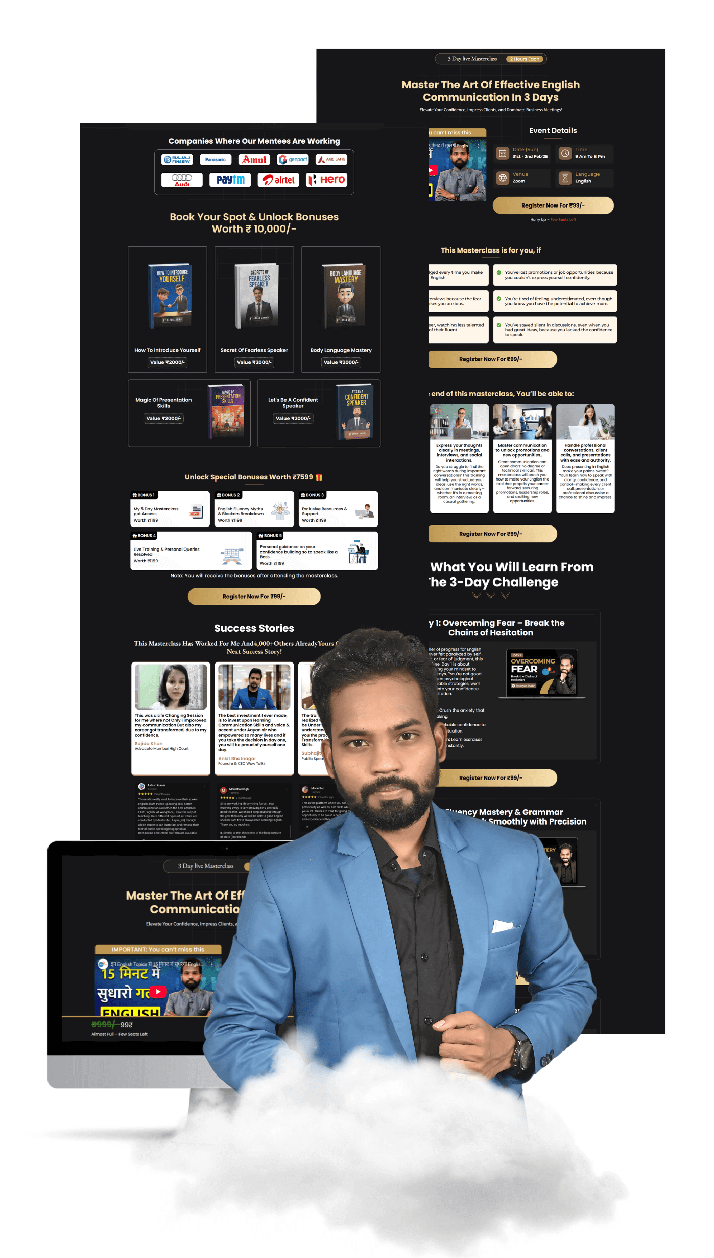 Gajendra is a Best sales funnel agency for coaches in India