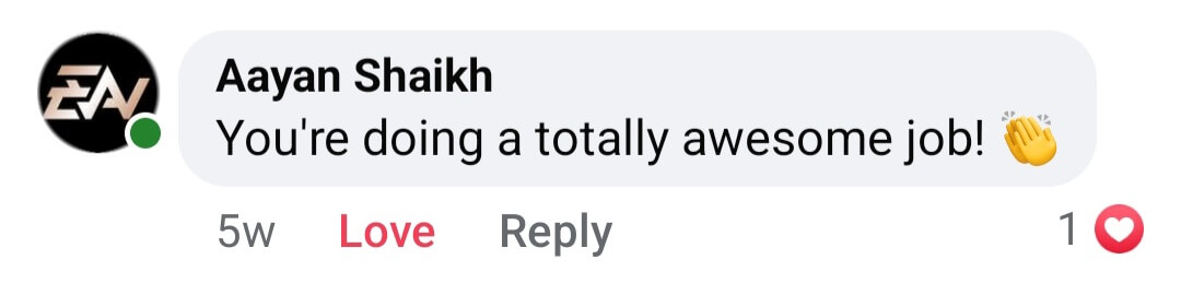 Facebook review showing demand for sales funnel service by Gajendra — expert for coaches