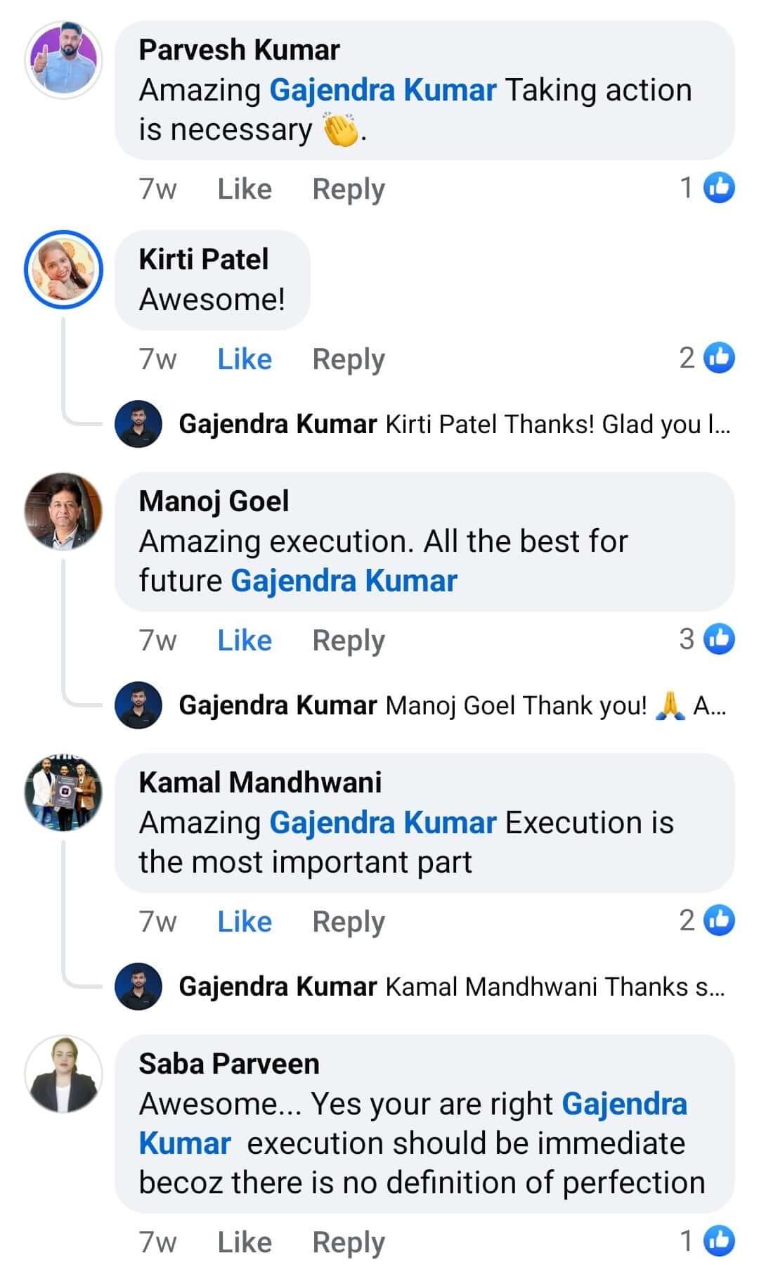 Explosive Facebook reactions to Gajendra’s funnel work — coaches asking for services immediately