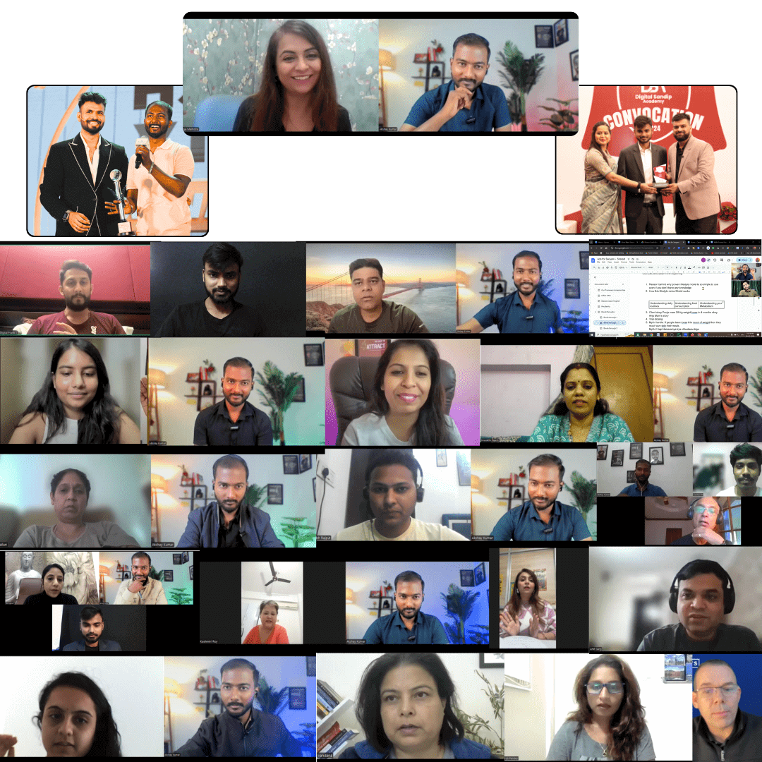 Proof of 400+ consultations done by Akshay and Gajendra — trusted Performance Marketer funnel expert for coaches