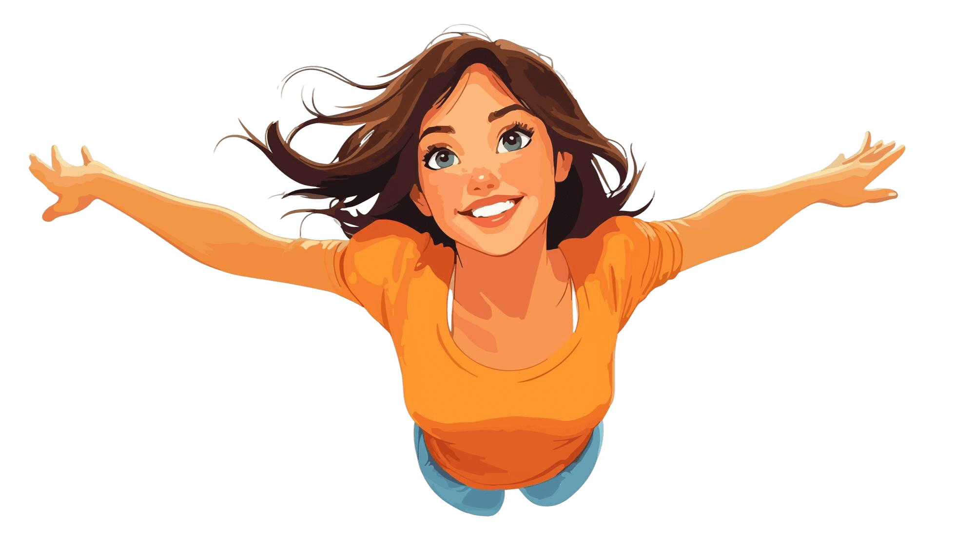 smilingyoungwomancartooncharactercenteredwideanglecompositionmin_k2nzi_2000