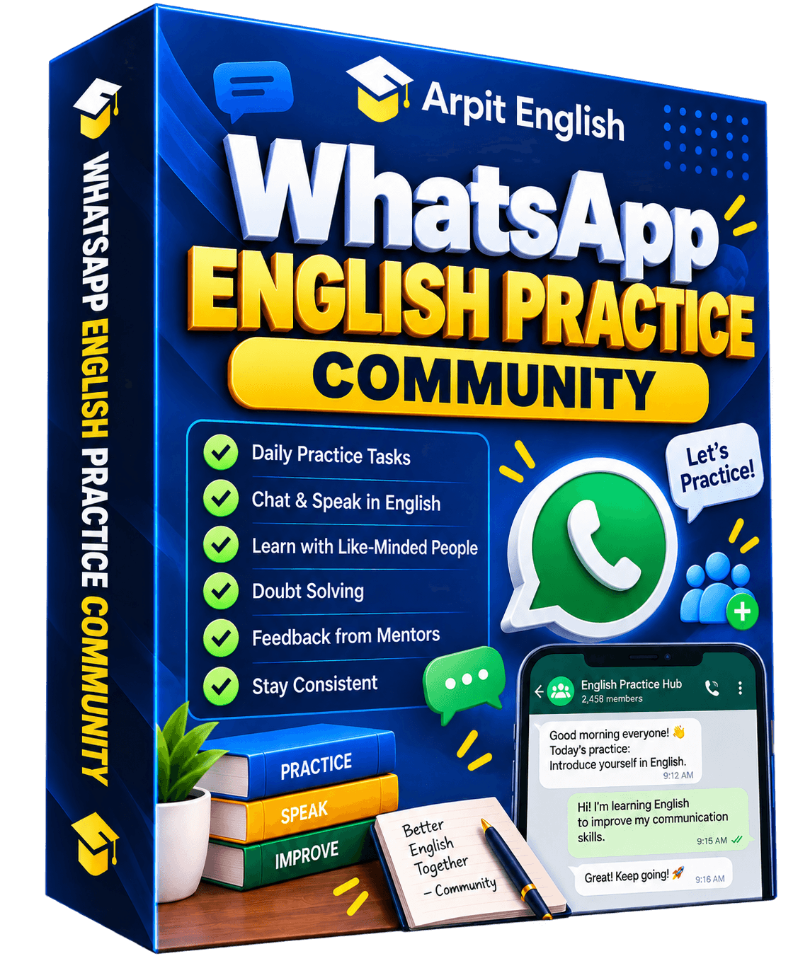 WhatsApp English Practice Community