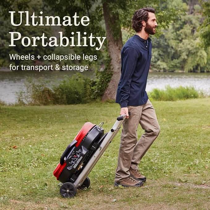 portable propane grill