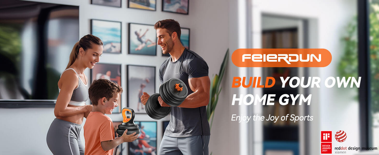 FEIERDUN Adjustable Dumbbells