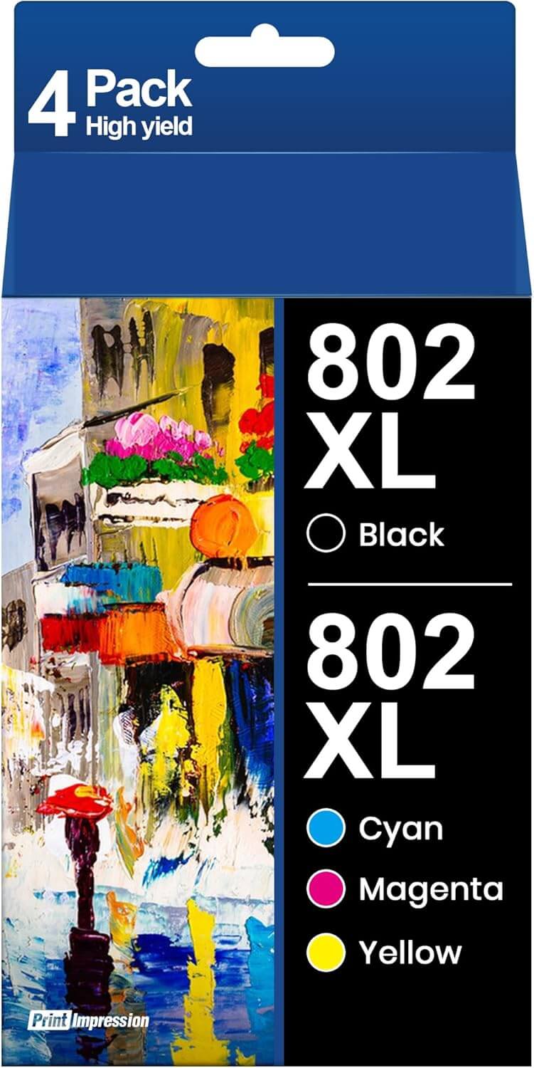 802XL Ink Cartridges Combo Pack