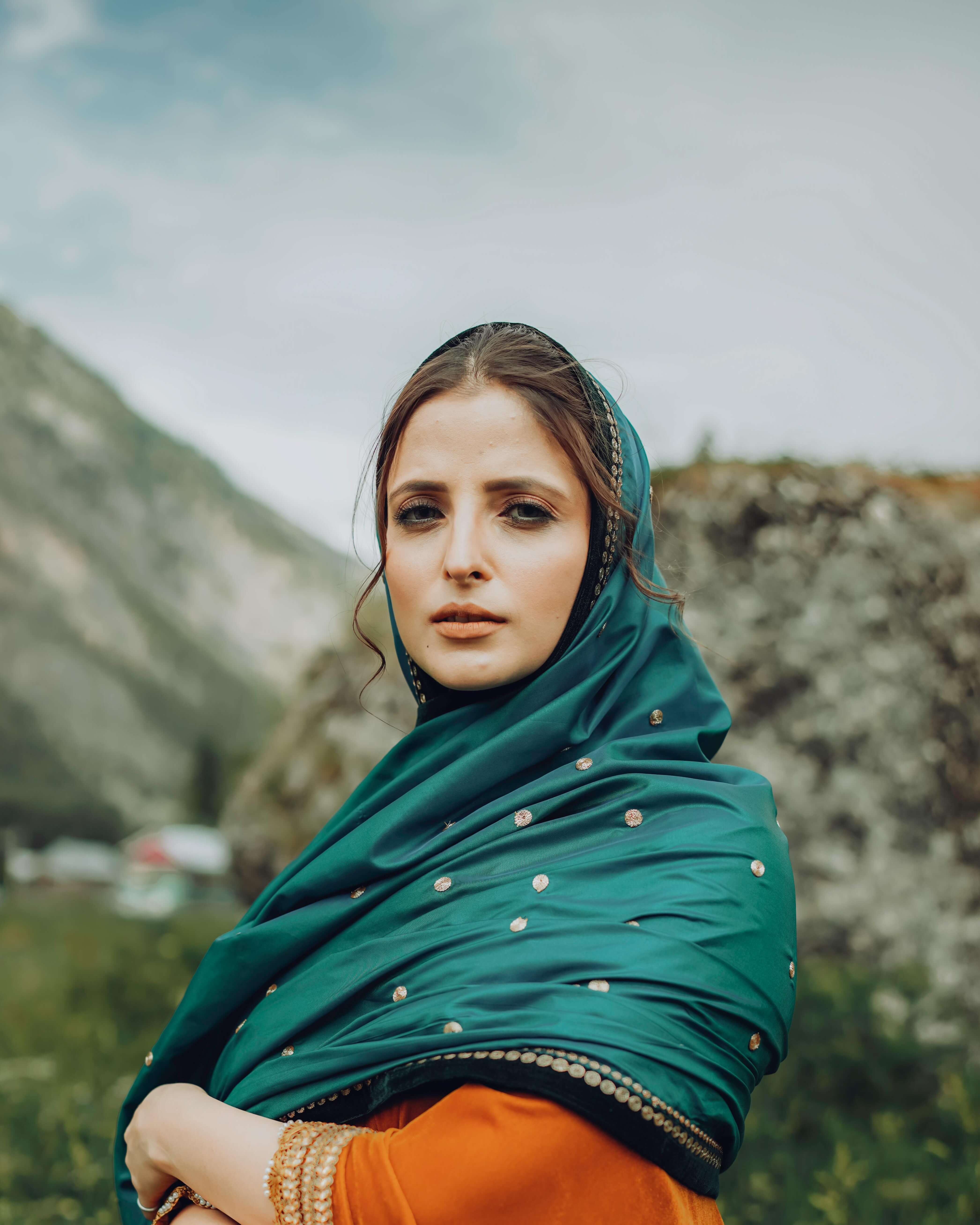 Empowered woman in natural light
