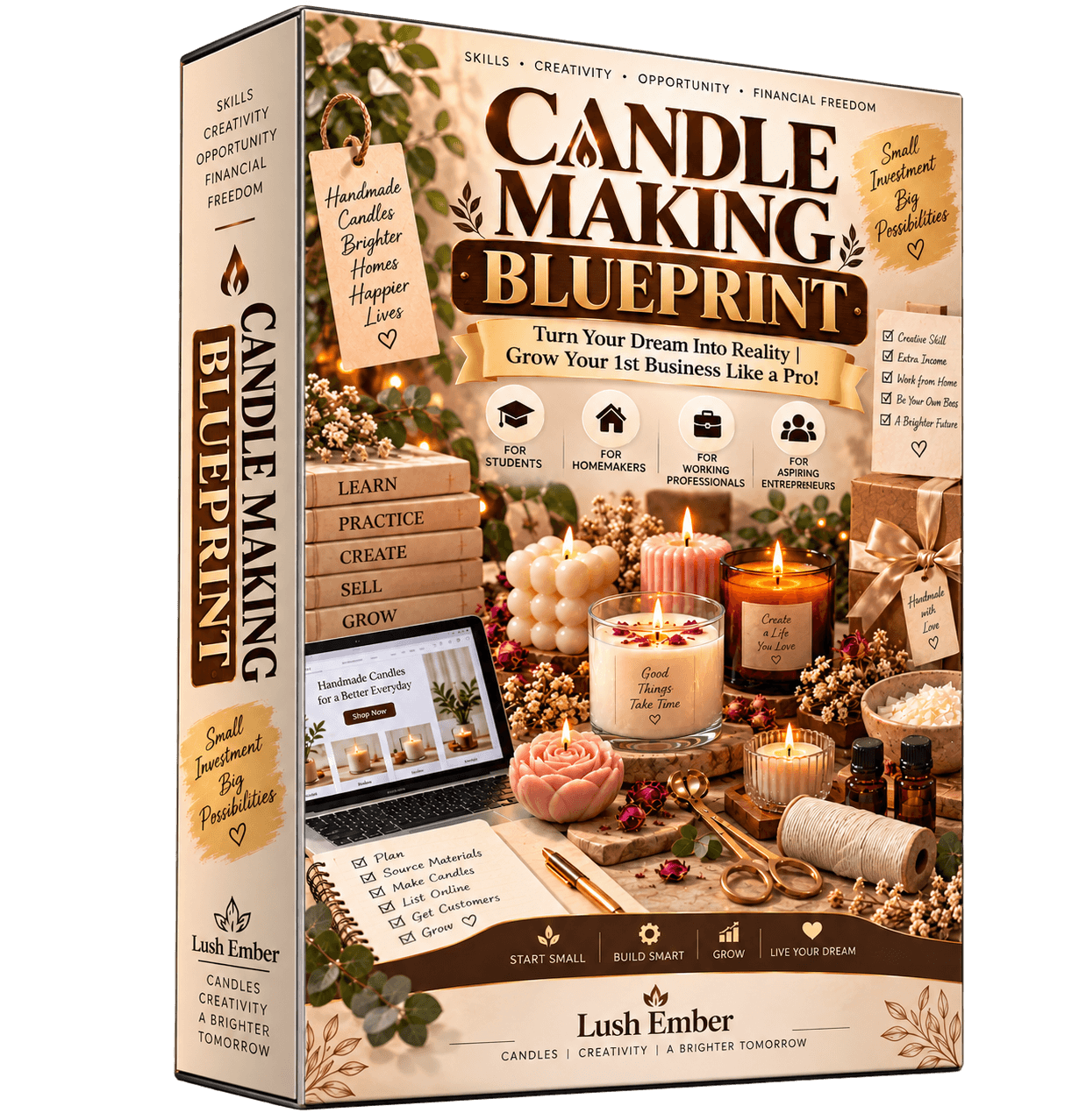 Candle Making Blueprint eBook आणि 3 Bonuses