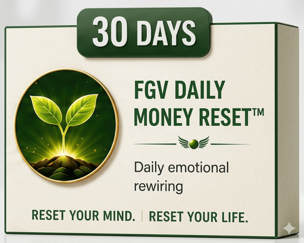 FGV Money Reset – 30 Days