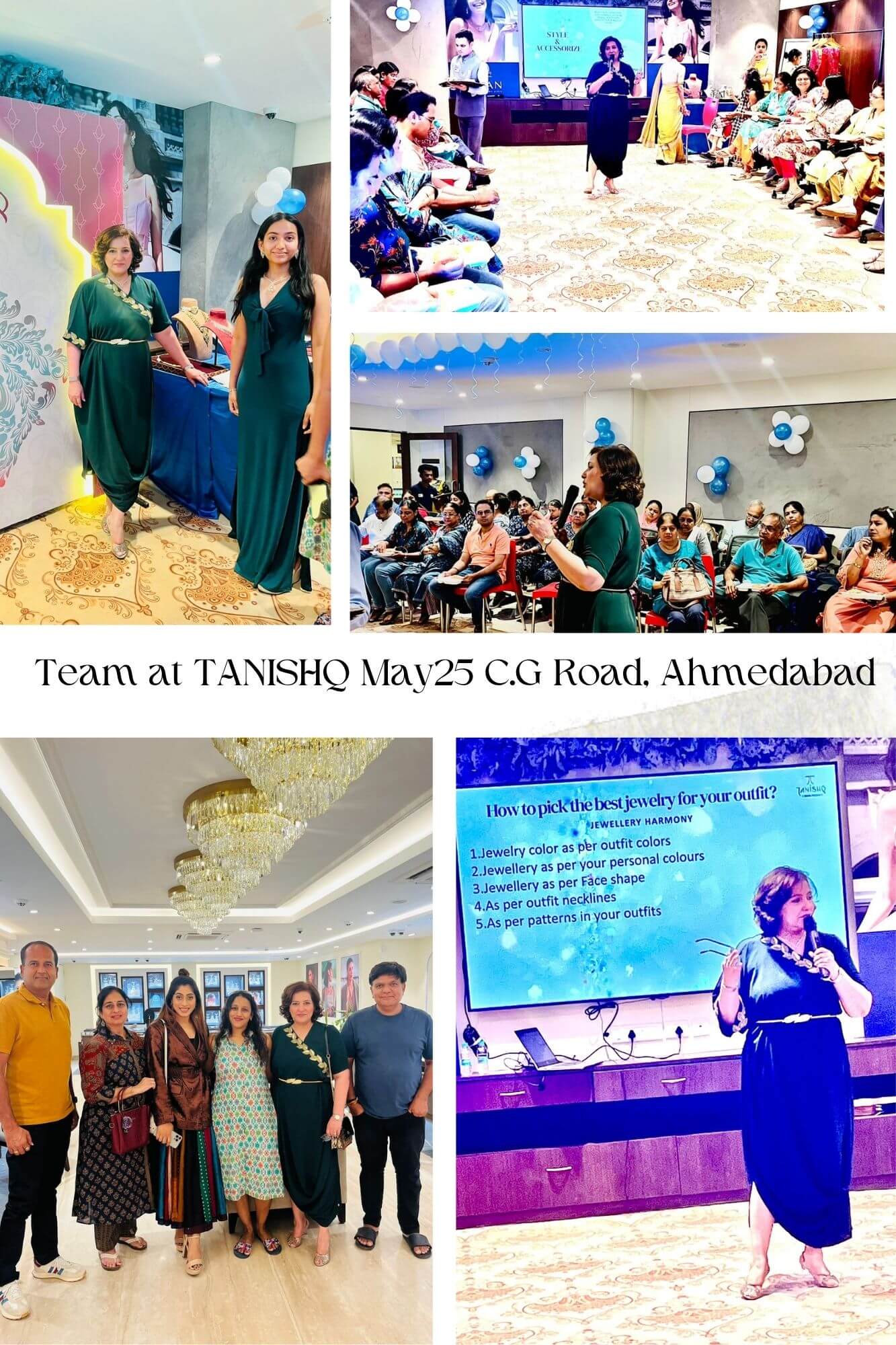 Tanishq session, C.G. Road, Ahmedabad, May 2025