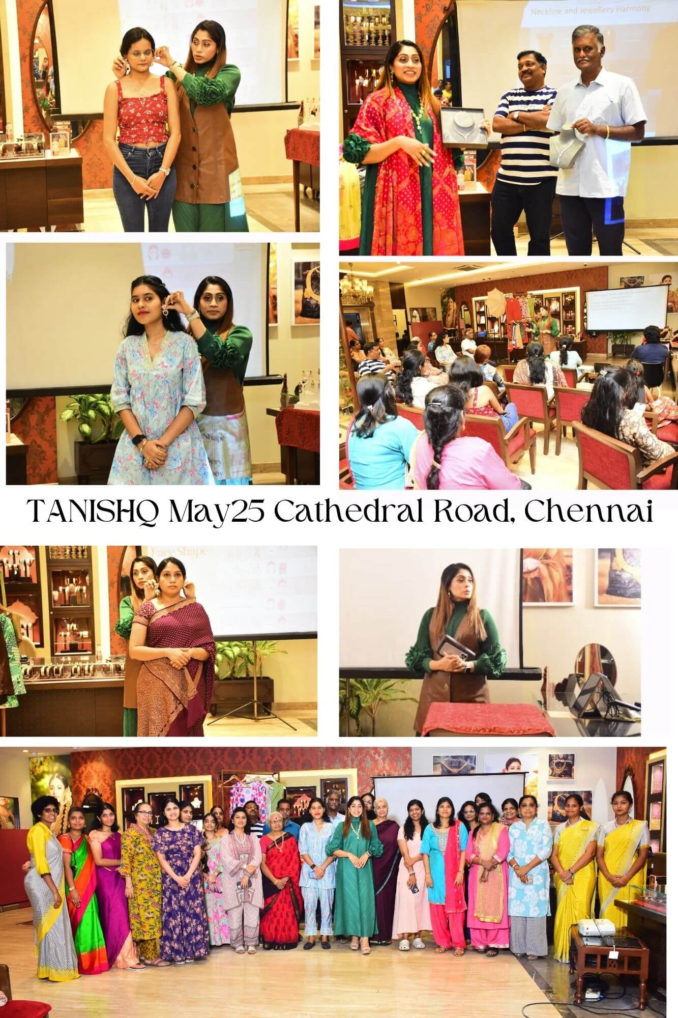 Tanishq session, Cathedral Road, Chennai, May 2025