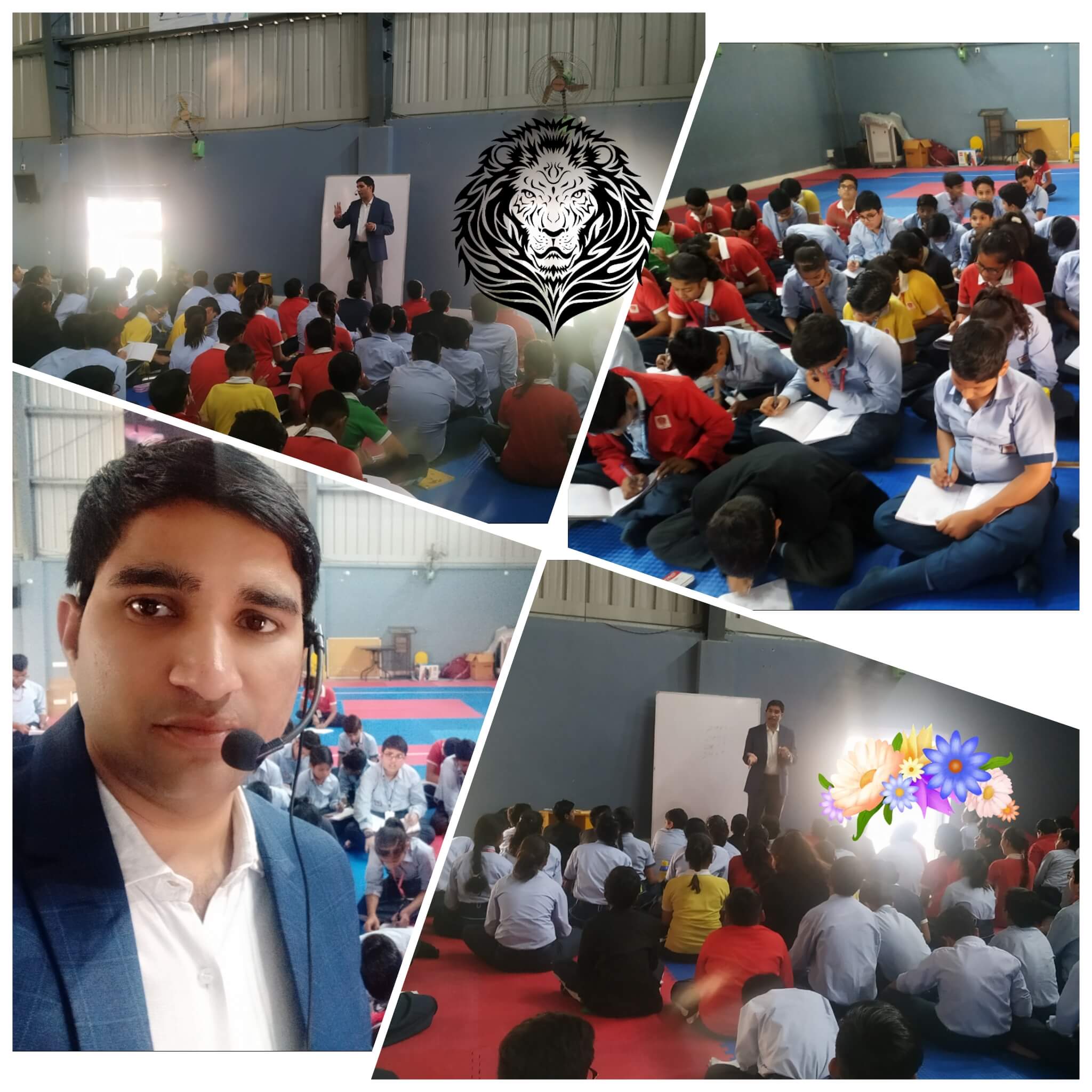 Ravi Yadav conducting a real student learning workshop