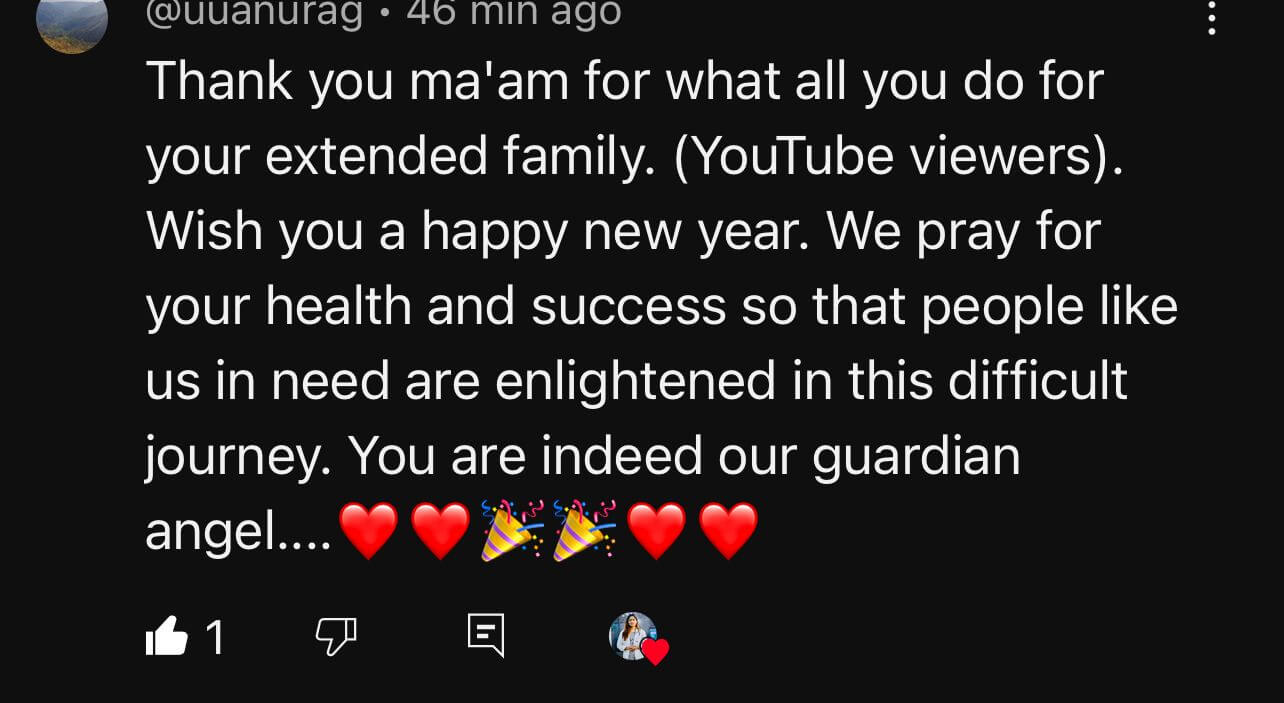 Patient testimonial