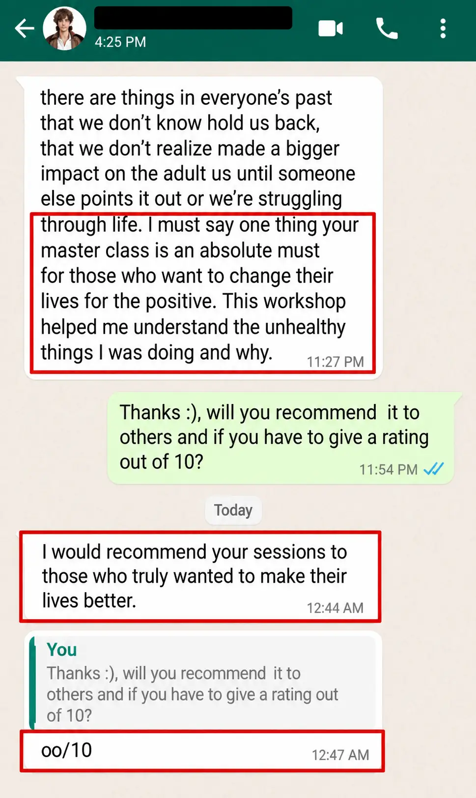 Testimonial