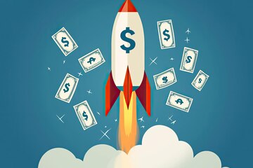 rocketlaunchingwithdollarsignsmoneyflyingaroundsymbolizingfinancialgrowthsuccess90834466272_e4mji_360