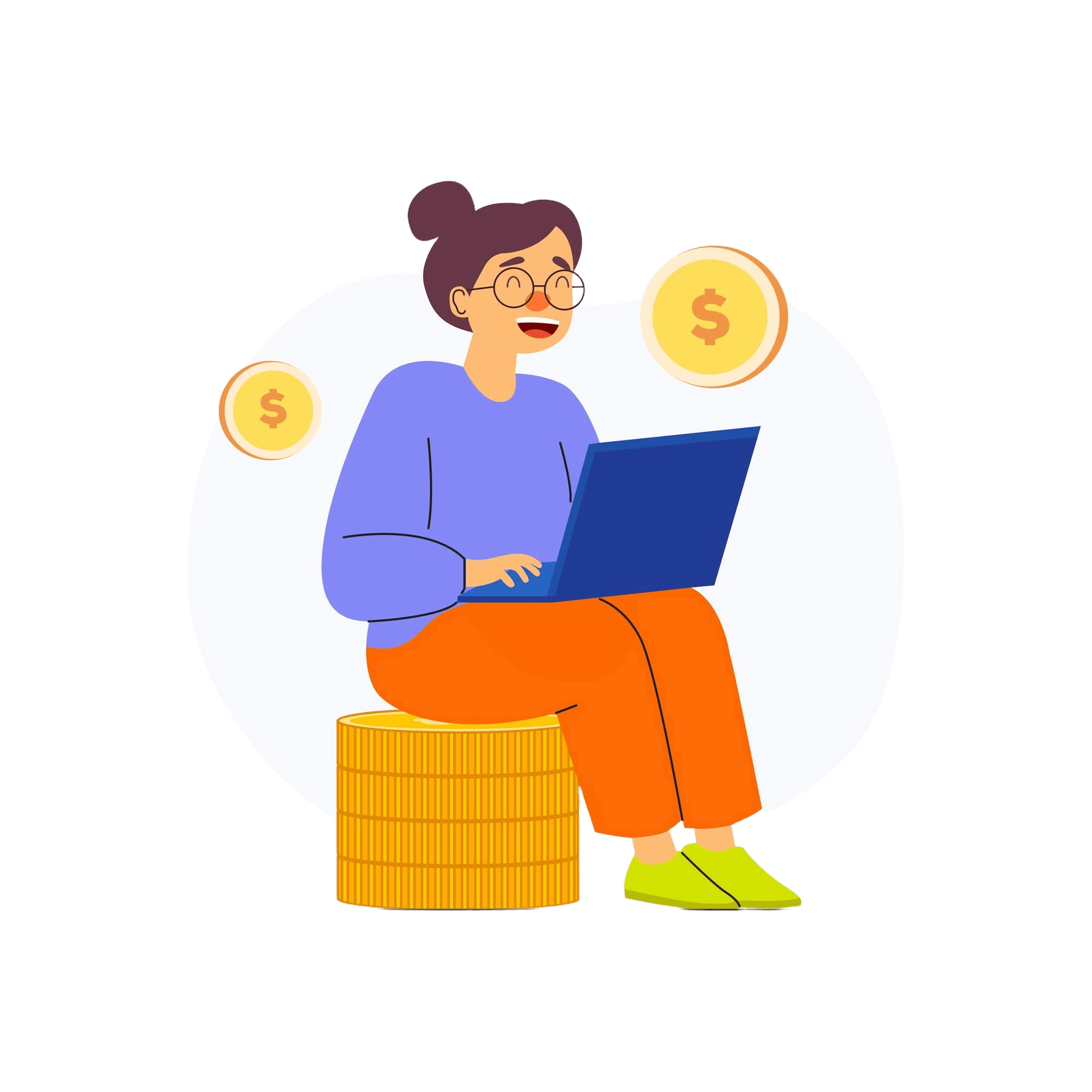 crowdfundingillustrationwithcharactersittingpilecoinswithlaptop1_iznty_2000