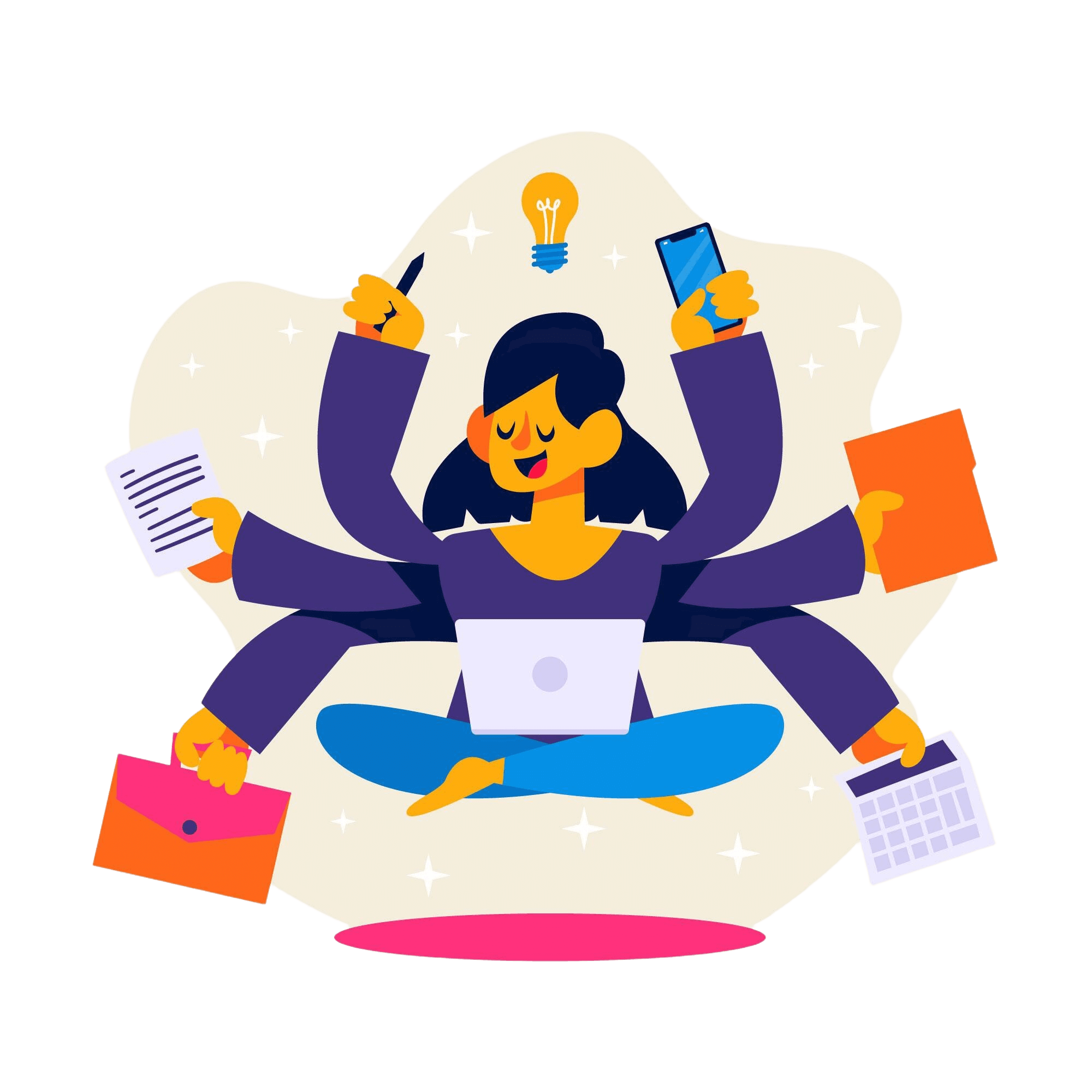 flathanddrawnmultitaskbusinesswomanillustration1_g2mjg_2000