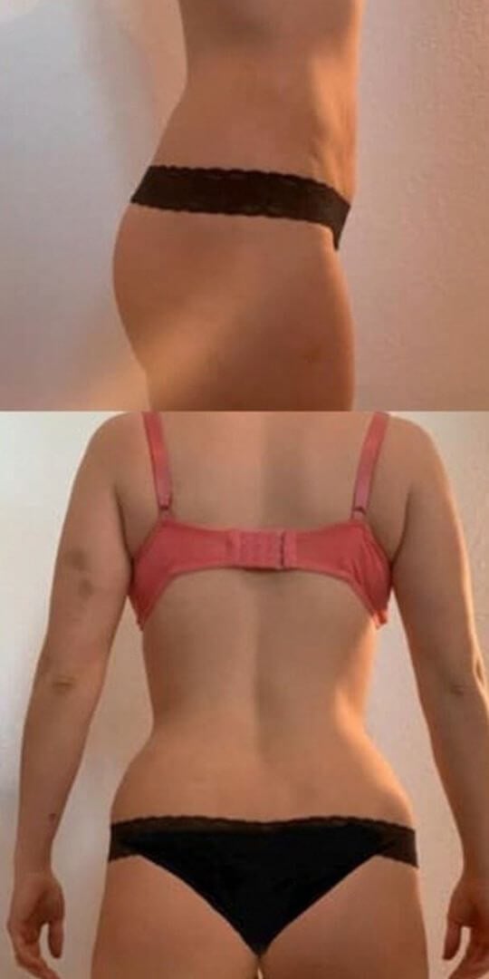 After personal training result