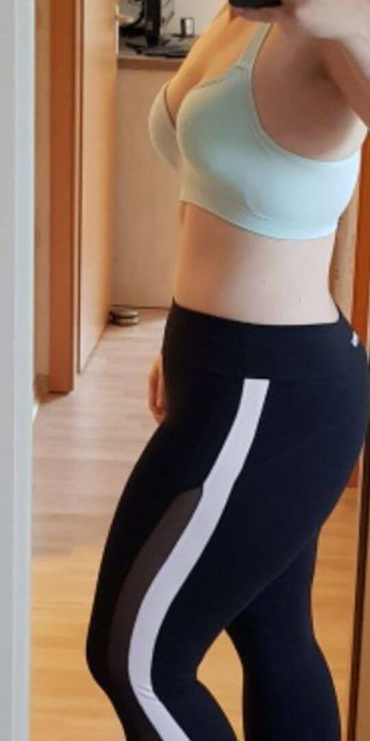 After personal training result