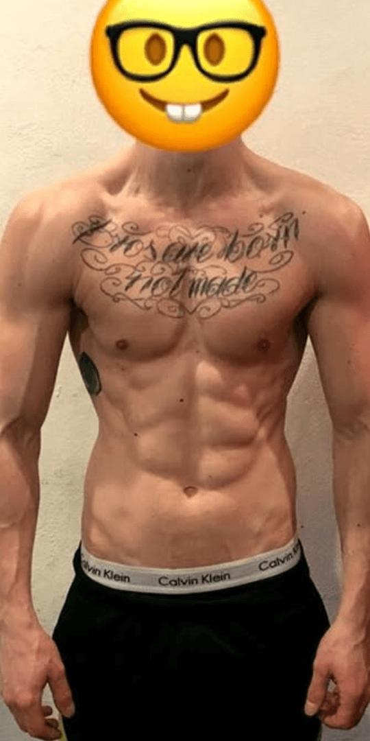 After personal training result