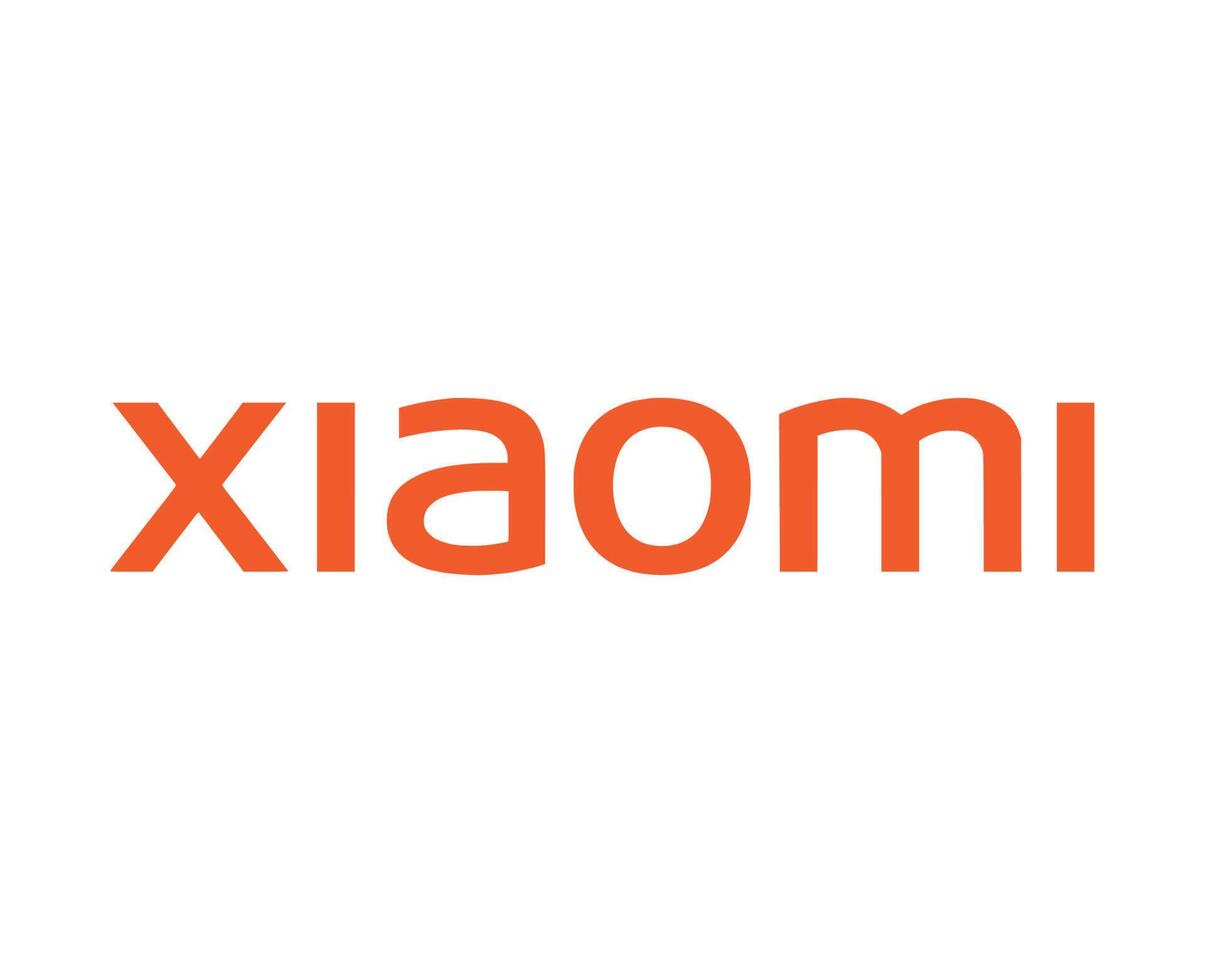 xiaomibrandlogophonesymbolorangenamedesignchinesemobileillustrationfreevector_2knyt_1205