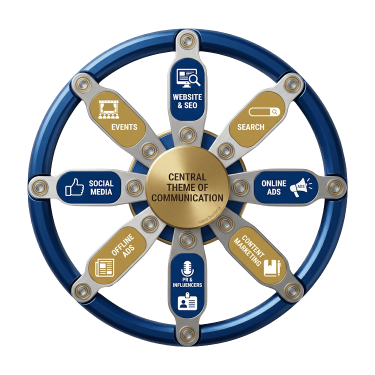 Balanced Wheel of Communication