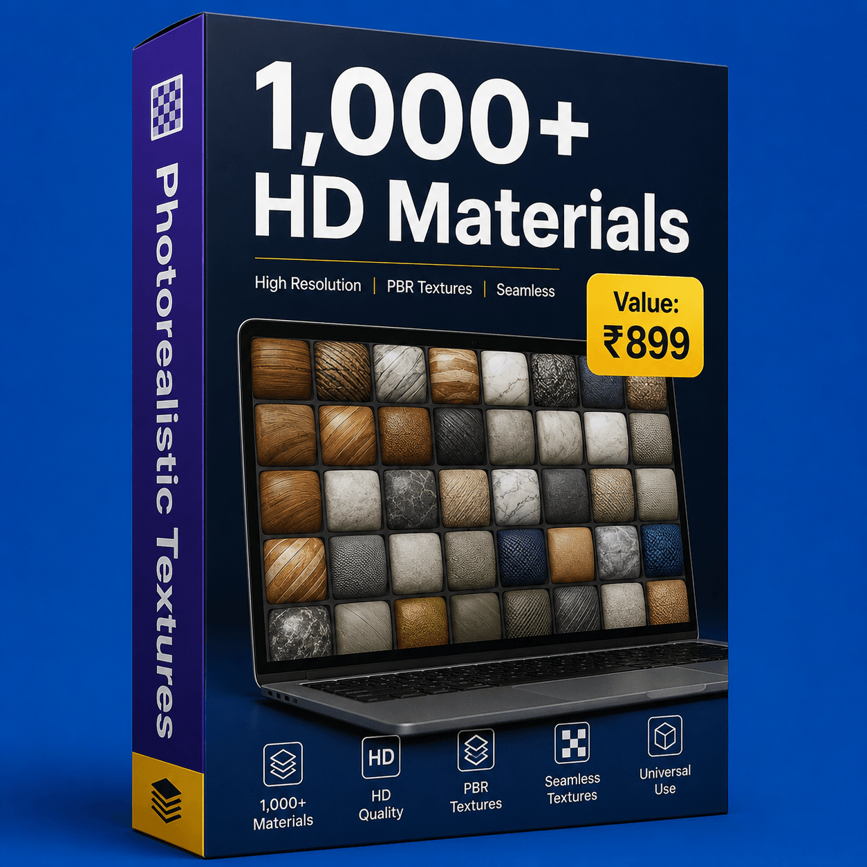 🧱 Bonus 5: 4K Texture Library
