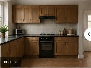 Kitchen before refresh