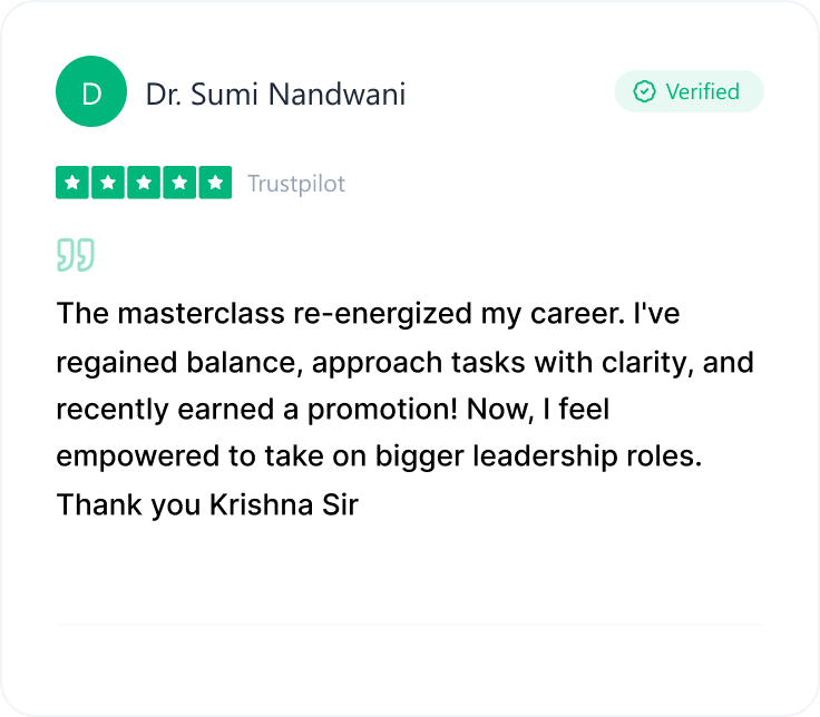 Client testimonial