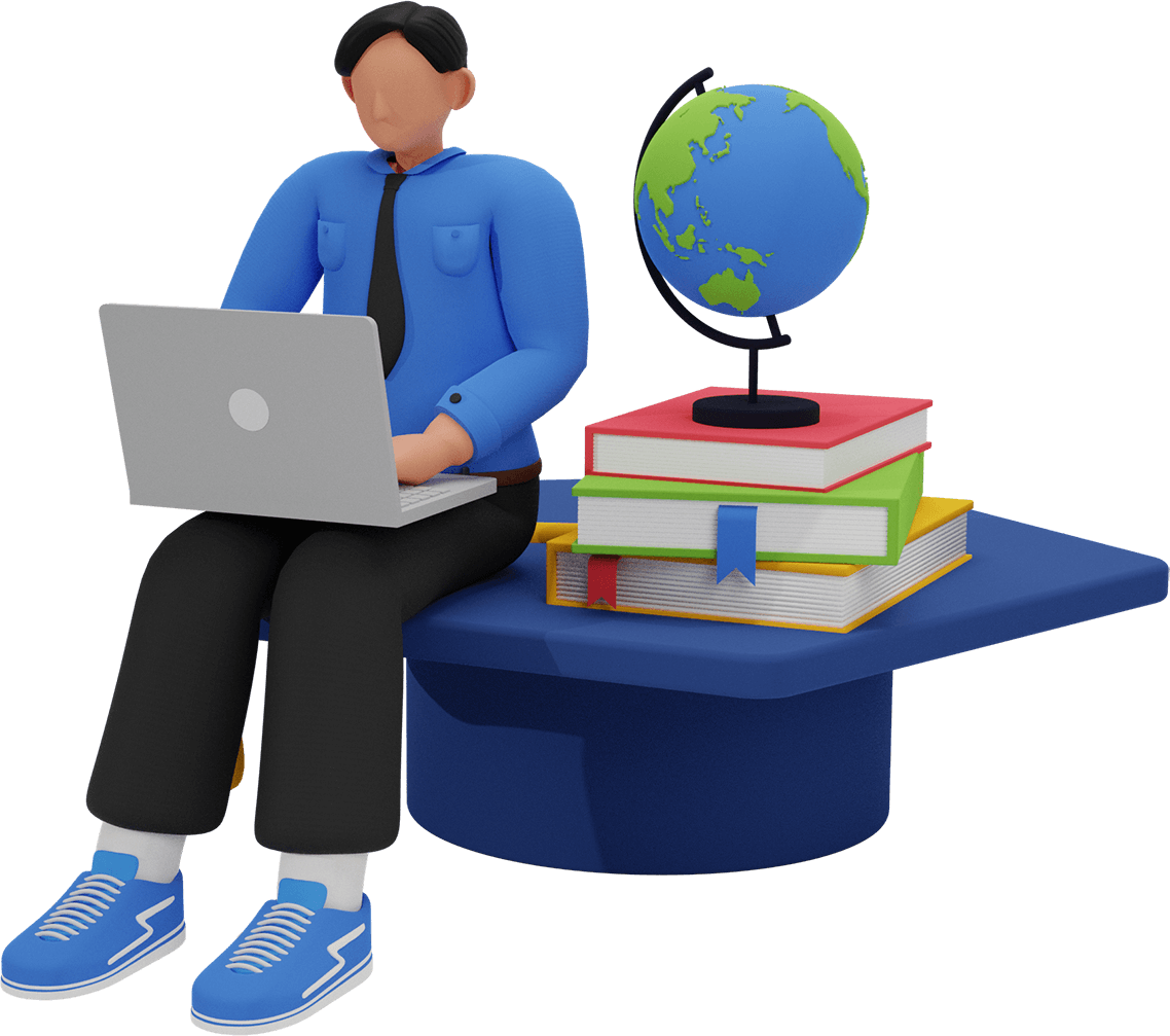 eymze_1138_3dillustrationcollegestudentboystudyinglaptop