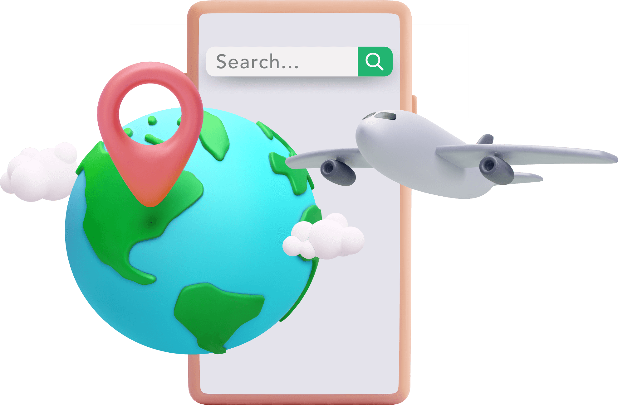 g4mjc_1980_travelconceptbannerrealisticstylewithphoneplanetpointerplaincloudsvectorillustration